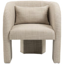  Manufacturer Color_Beige -- Meridian Sawyer Stationary Fabric Accent Chair IMAGE 4