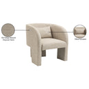  Manufacturer Color_Beige -- Meridian Sawyer Stationary Fabric Accent Chair IMAGE 9