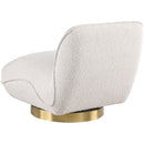  Manufacturer Color_Cream -- Geneva Cream Boucle Fabric Upholstered Swivel Accent Chair IMAGE 6
