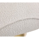 Meridian Geneva Cream Boucle Fabric Swivel Accent Chair IMAGE 7
