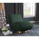  Manufacturer Color_Green -- Geneva Green Boucle Fabric Upholstered Swivel Accent Chair IMAGE 2