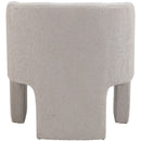  Manufacturer Color_Cream -- Meridian Sawyer Stationary Fabric Accent Chair IMAGE 3