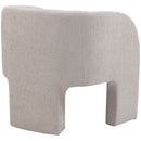  Manufacturer Color_Cream -- Meridian Sawyer Stationary Fabric Accent Chair IMAGE 5