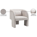  Manufacturer Color_Cream -- Meridian Sawyer Stationary Fabric Accent Chair IMAGE 9