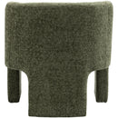  Manufacturer Color_Green -- Sawyer Green Chenille Fabric Upholstered Accent Chair IMAGE 3