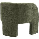  Manufacturer Color_Green -- Sawyer Green Chenille Fabric Upholstered Accent Chair IMAGE 5