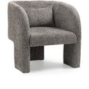  Manufacturer Color_Grey -- Sawyer Grey Chenille Fabric Upholstered Accent Chair IMAGE 1