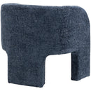  Manufacturer Color_Navy -- Sawyer Navy Chenille Fabric Upholstered Accent Chair IMAGE 5