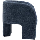 Manufacturer Color_Navy -- Sawyer Navy Chenille Fabric Upholstered Accent Chair IMAGE 6