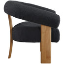  Manufacturer Color_Black -- Meridian Winston Stationary Fabric Accent Chair IMAGE 5