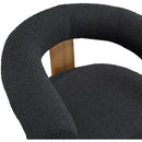  Manufacturer Color_Black -- Meridian Winston Stationary Fabric Accent Chair IMAGE 6