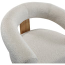  Manufacturer Color_Cream -- Winston Cream Boucle Fabric Upholstered Accent Chair IMAGE 7