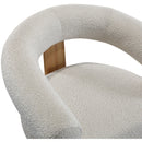 Meridian Winston Cream Boucle Fabric Accent Chair IMAGE 7