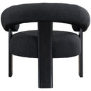  Manufacturer Color_Black -- Meridian Winston Stationary Fabric Accent Chair IMAGE 3