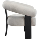  Manufacturer Color_Cream -- Winston Cream Boucle Fabric Upholstered Accent Chair IMAGE 5