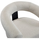  Manufacturer Color_Cream -- Winston Cream Boucle Fabric Upholstered Accent Chair IMAGE 6