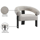  Manufacturer Color_Cream -- Winston Cream Boucle Fabric Upholstered Accent Chair IMAGE 9