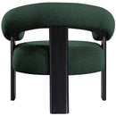  Manufacturer Color_Green -- Winston Green Boucle Fabric Upholstered Accent Chair IMAGE 3