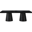  Color_Black -- Meridian Tavolo Dining Table with Pedestal Base IMAGE 5