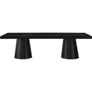  Color_Black -- Meridian Tavolo Dining Table with Pedestal Base IMAGE 6
