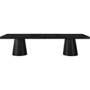  Color_Black -- Meridian Tavolo Dining Table with Pedestal Base IMAGE 7
