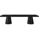 Meridian Tavolo Black Oak Veneer Dining Table (3 Boxes) IMAGE 7