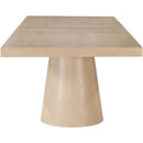  Color_Natural -- Tavolo 95" / 113.5" / 132" Natural Oak Wood Dining Table IMAGE 10