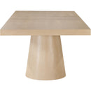  Color_Natural -- Tavolo 95" / 113.5" / 132" Natural Oak Wood Dining Table IMAGE 9