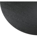  Color_Black -- Meridian Round Simba Dining Table with Pedestal Base IMAGE 6