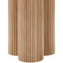 Color_Natural -- Simba 48" Natural Ash Wood And Oak Veneer Dining Table IMAGE 5