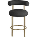 Color_Black/ Brass -- Meridian Bordeaux Counter Height Stool IMAGE 4