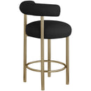  Color_Black/ Brass -- Meridian Bordeaux Counter Height Stool IMAGE 6