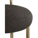  Color_Brown -- Bordeaux Brown Boucle Fabric Upholstered Counter Stool IMAGE 7