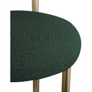  Color_Green -- Bordeaux Green Boucle Fabric Upholstered Counter Stool IMAGE 7