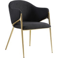  Color_Black/ Gold -- Meridian Nial Arm Chair IMAGE 1