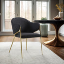  Color_Black/ Gold -- Meridian Nial Arm Chair IMAGE 2