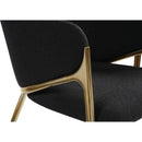 Color_Black/ Gold -- Meridian Nial Arm Chair IMAGE 5