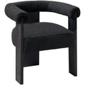  Color_Black -- Meridian Barrel Dining Chair IMAGE 1