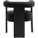  Color_Black -- Meridian Barrel Dining Chair IMAGE 3