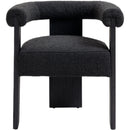 Color_Black -- Meridian Barrel Dining Chair IMAGE 5