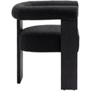  Color_Black -- Meridian Barrel Dining Chair IMAGE 6