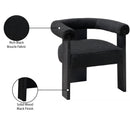  Color_Black -- Meridian Barrel Dining Chair IMAGE 9