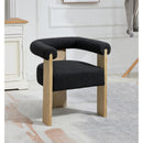  Color_Black/ Natural -- Meridian Barrel Dining Chair IMAGE 2