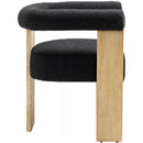  Color_Black/ Natural -- Meridian Barrel Dining Chair IMAGE 6