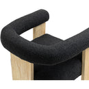  Color_Black/ Natural -- Meridian Barrel Dining Chair IMAGE 7