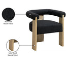  Color_Black/ Natural -- Meridian Barrel Dining Chair IMAGE 9