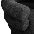  Manufacturer Color_Black -- Meridian Valentina Swivel Fabric Accent Chair IMAGE 7