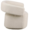  Manufacturer Color_Beige -- Meridian Niya Swivel Fabric Accent Chair IMAGE 4