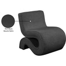  Manufacturer Color_Black -- Meridian Desiree Stationary Fabric Accent Chair IMAGE 9