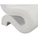 Meridian Desiree Cream Boucle Fabric Accent Chair IMAGE 7